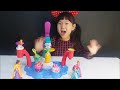 플레이도우 빙글빙글 매직 아이스크림가게 장난감 놀이 디즈니공주 손님놀이 play doh disney princess 미니와미키