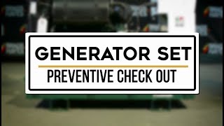 GENERATOR SET Preventive Check Out