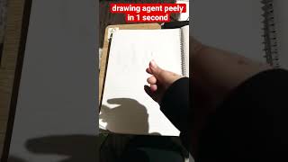 drawing agent peely in fortnite in just abit