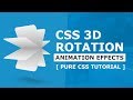 CSS3 3D Rotation Animation Effects - Html CSS Animation Tutorial