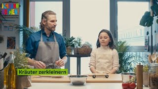 Küchenkniffe - Kräuter zerkleinern | Familienküche