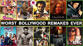 10 Worst Bollywood Remakes of South Indian Blockbuster Movies | Worst Hindi Remake of South Movies