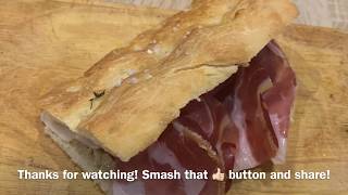 Simple recipe - stuffed schiacciata