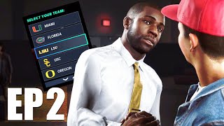 MADDEN 21 Face Of The Franchise | CHOOSING A COLLEGE (Rise to Fame Career Mode) Ep 2