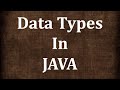 Java Tutorial # 4 | Data Types and Type conversions in Java | JAVA9S.com