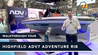 Walkthrough Tour - Highfield ADV7 First look World Premiere at Dusseldorf Boot - 7M Adventure RIB