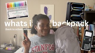 what's in my backpack (school supplies haul)