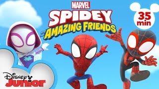 Spidey's Best Moments! | Compilation | Marvel's Spidey and His Amazing Friends | @Disney Junior