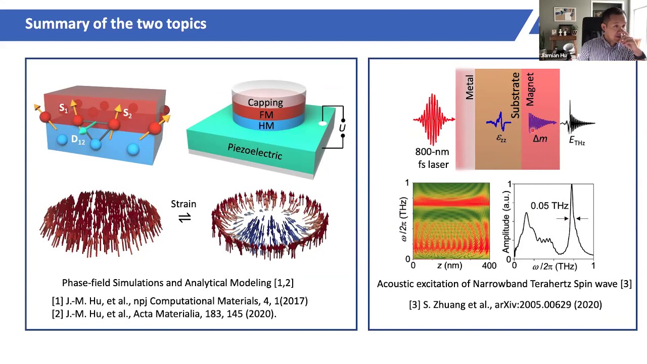 Online Spintronics Seminar #46: Jiamian Hu - YouTube