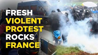 Paris Protest Live : Dozens Injured In Violent Clash Between Protestors With Police Over Reservoirs