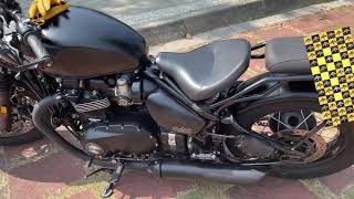 triumph bobber Back seat review 凱旋Bobber後座 Bobber雙載 Bobber後腳踏 後貨架 貨架 Triumph改装