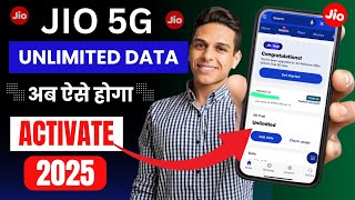 jio 5g activate kaise kare 2025 | jio 5g unlimited data kaise use kare |  jio 5g setting kaise kare