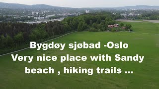 Bygdøy beach and hiking trail Oslo