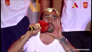 Marc Cucurella slightly wasted at Spain's Euro 2024 celebrations