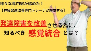 【神経発達改善専門トレーナが解説する】発達障害を改善させる為に、知るべき感覚統合とは？