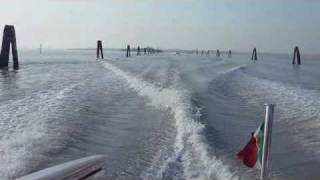 A Water Taxi Ride to Venice Airport