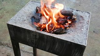 How I made my first blacksmithing forge