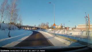 Jyväskylä 4 2 2023 Dashcam