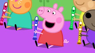 Peppa Pig Plays The Recorder At School! | Kids TV And Stories