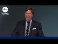 FULL SPEECH: Tucker Carlson met with applause at RNC