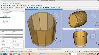 FreeCAD 1.0 : Modéliser un cache-pot (en bois)