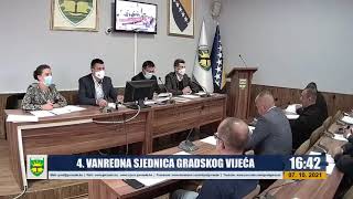 4. VANREDNA SJEDNICA GRADSKOG VIJEĆA (07.10.2021)