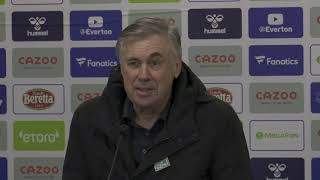 Everton 1-0 Southampton - Carlo Ancelotti - Post Match Press Conference