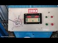 ctm machine cube testing machine installation and fixing