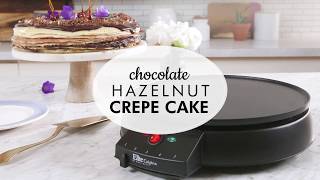 How to Make Chocolate Hazelut Crepe Cake