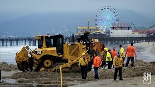 Firefighters Rescue Bulldozer