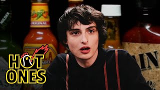 Finn Wolfhard Embraces Insanity While Eating Spicy Wings | Hot Ones