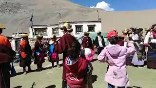 67 ལ་སྟོད་དིང་རིའི་སྒོར་གཞས་Tibetan culture dance ( Dhingre Gorshay)