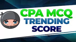 CPA Exam Mock Exam Scores vs Trending Score