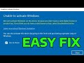 5 Ways To Fix Windows Activation Errors