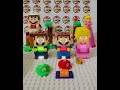 Lego Mario and Princess Peach exchange their costume 22.9 #shorts  #trending  #funny  #mario  #fyp