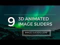 IMAGE SLIDER -  9 Animated Image sliders made using Html Css Javascript Effects & Animations