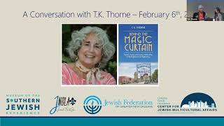 Conversation with T.K. Thorne, author of Behind the Magic Curtain.