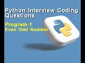 Python Program for Even Odd Number | Check Even or Odd in Python | Python Programming Tutorial