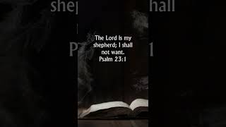 Psalm 23:1 KJV Audio Bible | The Lord is my shepherd; I shall not want