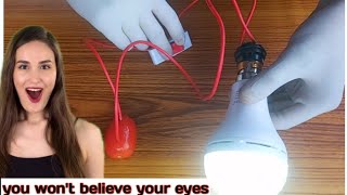 Experiment - Tomato Electricity Light Bulb 💡