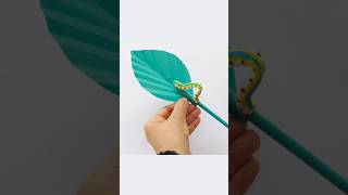 🐛 How to Make a Moving Caterpillar Craft | Fun Wiggly Insect DIY for Kids