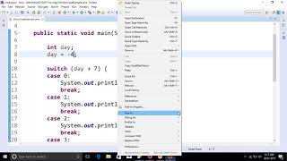Session 3 - Switch Case statement, Loops and Array