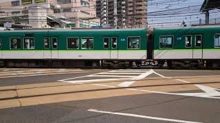 京阪大津線800系回送びわ湖浜大津駅発車