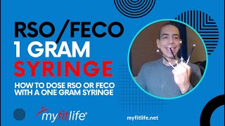 Rick Simpson Oil Protocol: How to Dose RSO or FECO with a 1 Gram Syringe