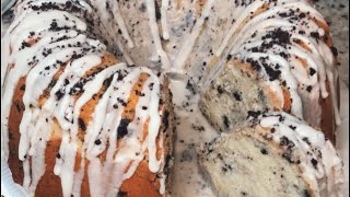 Cookies and Cream Pound Cake 🍰 | #CakeByThePound | Kitchen Trap Queen