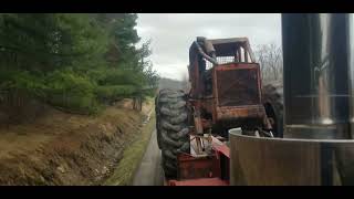 taking timberjack  skidder  with.         1970 361  brockway  to woods  up state ny.