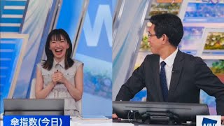 【山口剛央】ぐっさんの逆襲により巨大化するぐっさん【ウェザーニュースlive】