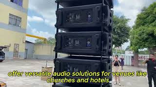 The LA-110 \u0026 LA-110P, single 10-inch, line arrays.