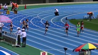 第３１回全国小学生陸上競技交流大会東京都代表選手選考会　女子５年１００ｍ　９組