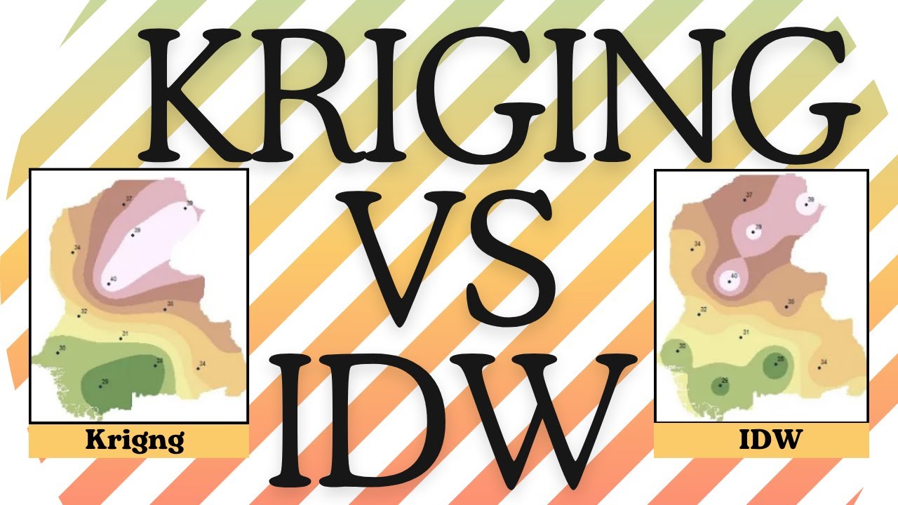 Interpolation In ArcGIS: Kriging VS IDW - YouTube